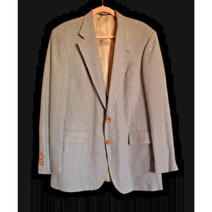Vintage Polo University Club Sz 44 Sport Coat Houndstooth USA‎ Made Preppy